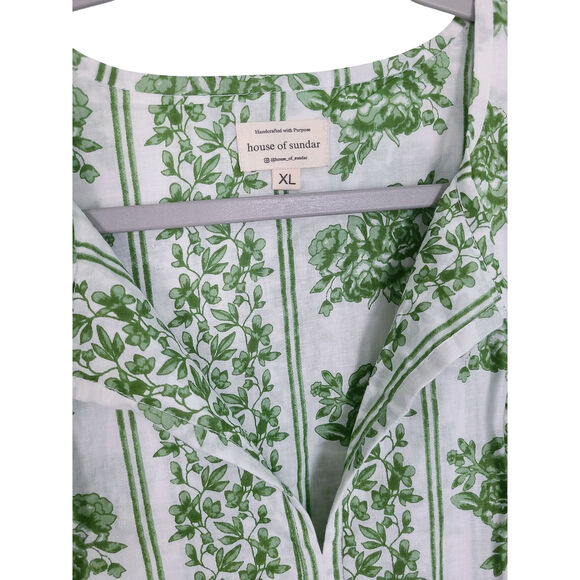 House of Sundar Liana Mid Dress - Fern Size XL - Picture 4 of 9